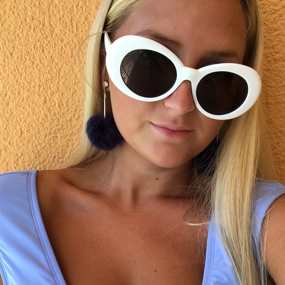 Kate Spade Fur Ball Drop Earrings - Picture 3 of 3